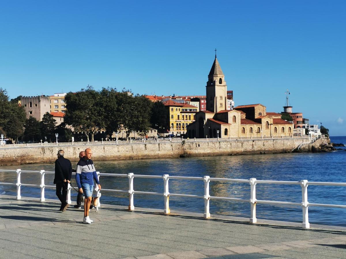 Apartamento Gijon Los Campos Eksteriør billede