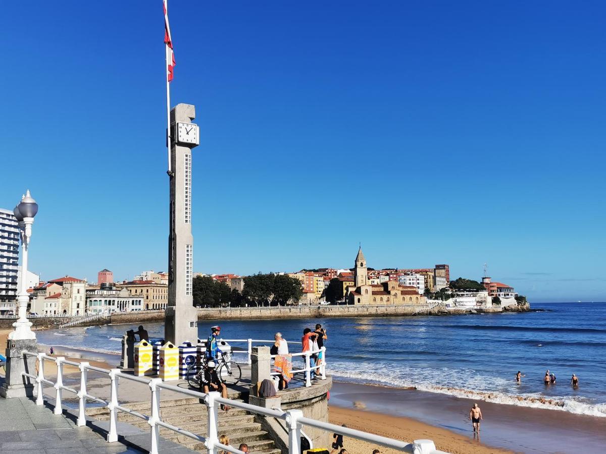 Apartamento Gijon Los Campos Eksteriør billede